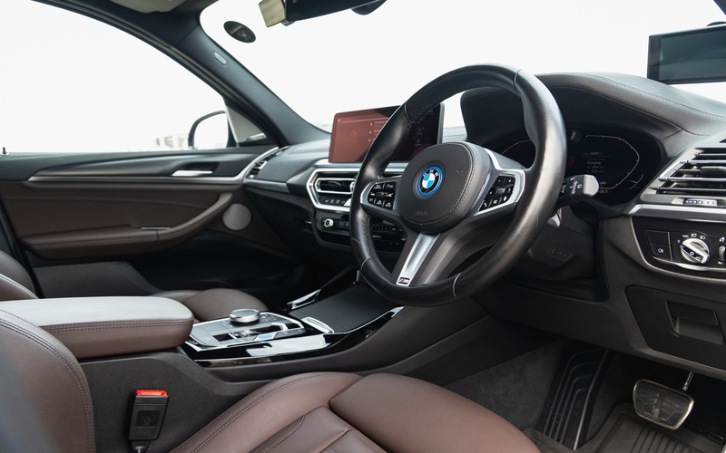 drivers seat of a bmw car