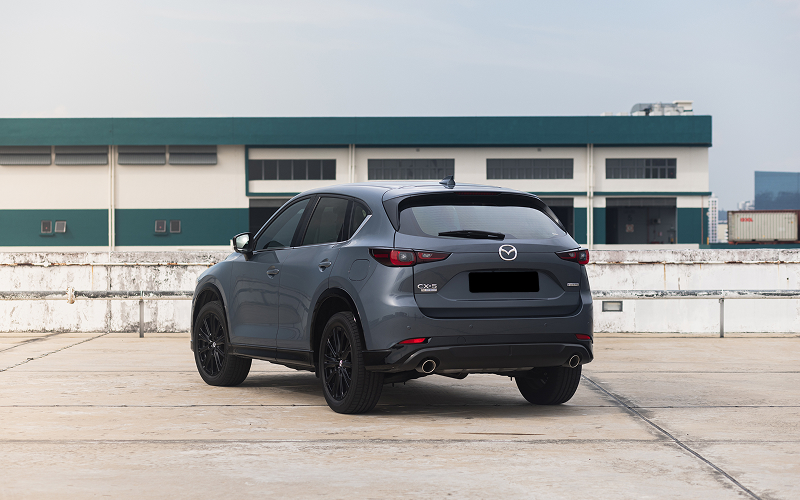 Rear-view-of-Mazda-CX-5-parked-in-Singapore